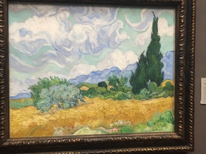 van Gogh - A Wheatfield, with Cypresses
